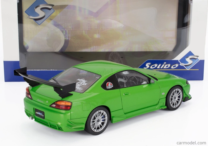 Solido Nissan Silvia (s15) Coupe Spec-r Aero 1999 1:18 Green Met