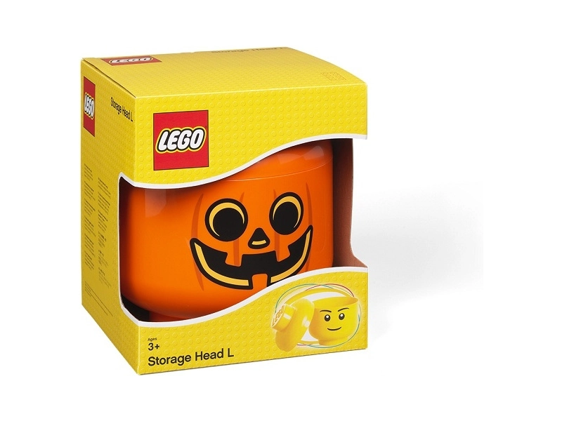 LEGO úložná hlava veľká - zombie