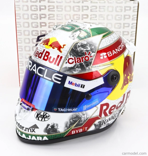 Mini helmet Schuberth helma F1 Sergio Perez Oracle Red Bull Racing N 11 1:2
