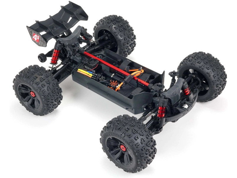 RC auto Arrma Kraton 4S V2 BLX 1:10 4WD RTR, černá