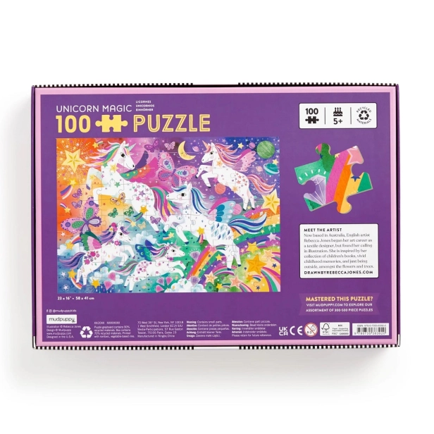 Mudpuppy Puzzle Magické jednorožce 100 dielikov