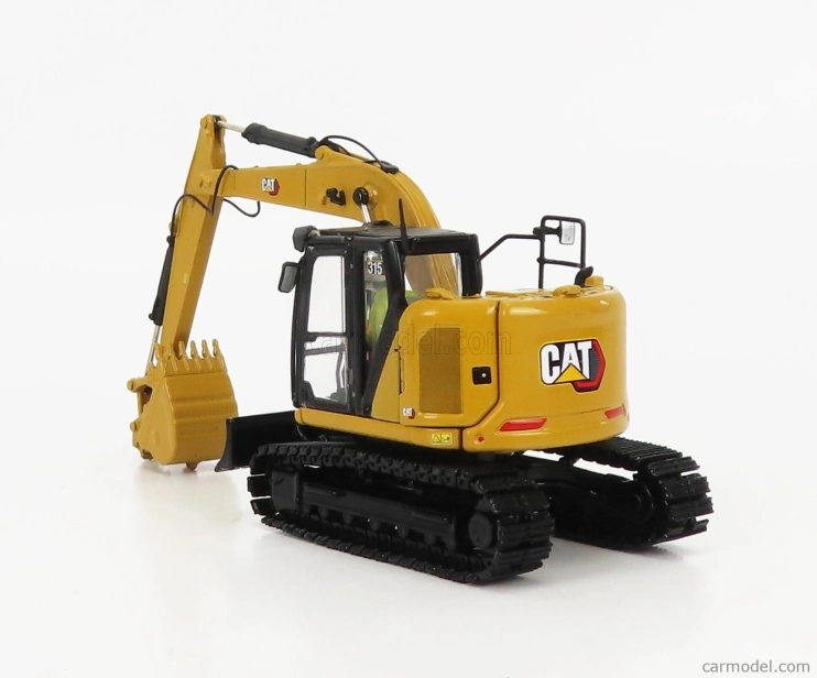 Dm-models Caterpillar Catm315 Escavatore Cingolato - traktor hydraulický škrabák 1:50 žltá čierna