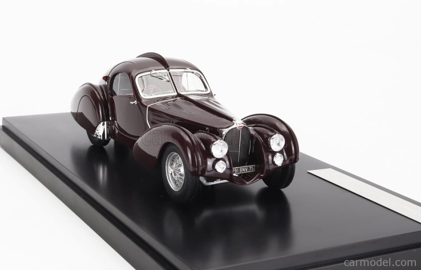 Matrix scale models Bugatti Type 57s Atlantic 1937 1:43 Brown
