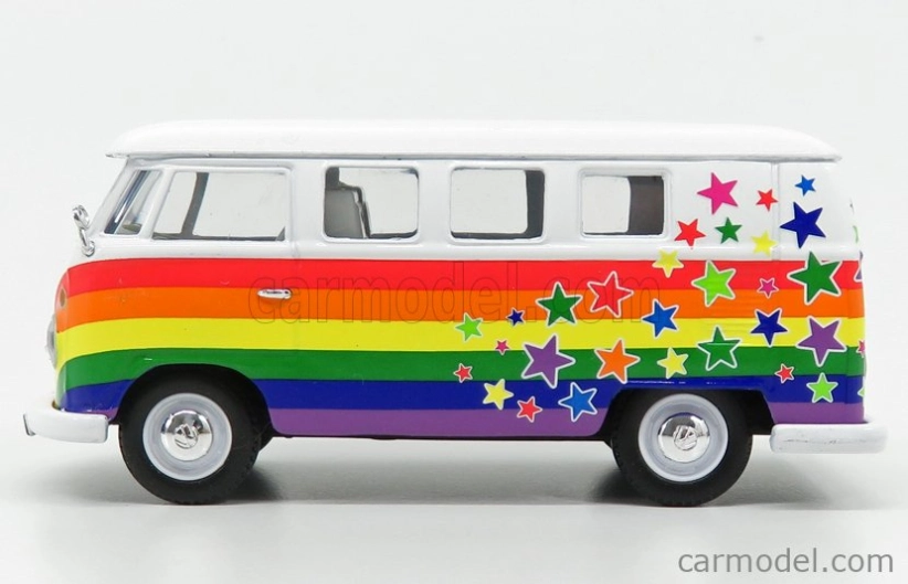 Corgi Volkswagen T1 Minibus Camper Van 1961 - Peace & Love 1:43 Rôzne