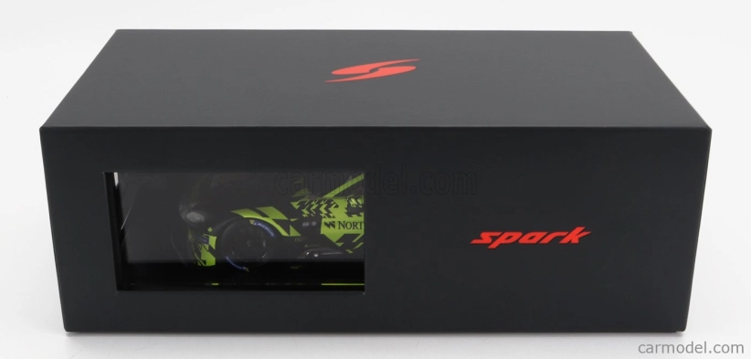 Spark-model Aston martin Vantage Amr 4.0l Turbo V8 Team Northwest Amr 3. Lmgte Am Trieda N 98 24h Le Mans 2022 P.dalla Lana - D.pittard - N.thiim - Con Vetrina - S vitrínou 1:18 Modrá Čierna Žltá
