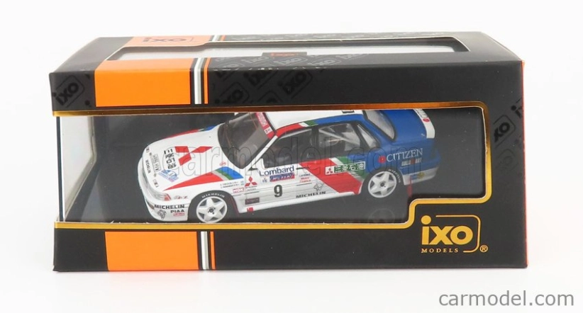 Ixo-models Mitsubishi Galant Vr-4 N 9 2nd Rally Rac Lombard 1990 1:43, bílá