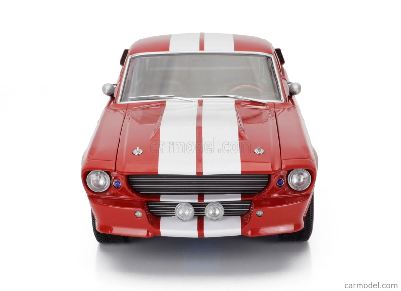 Kk-scale Ford usa Mustang Shelby Gt500 Eleanor Coupe 1967 1:12 červená biela