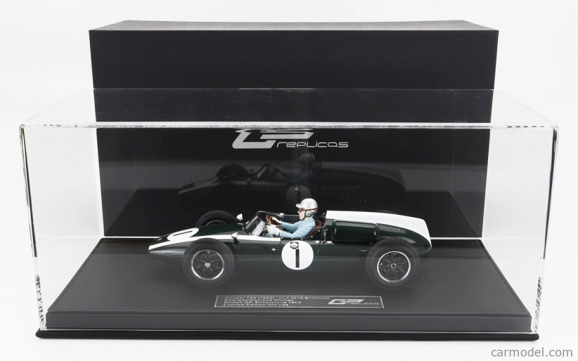 Gp-replicas Cooper F1 T53 N 1 Jack Brabham 1:18, tmavě zelená