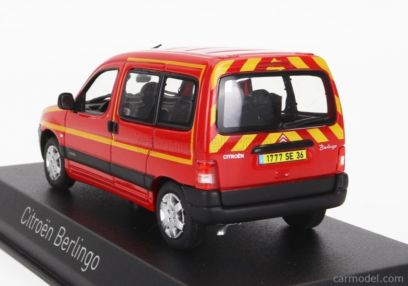 Norev Citroen Berlingo Sapeurs Pompiers 2004 1:43 Červeno-žltá