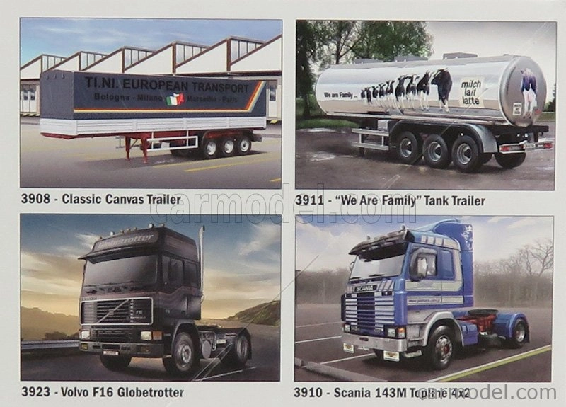 Italeri Mercedes benz 2238 6x4 Tractor Truck 3-assi 1990 1:24 /