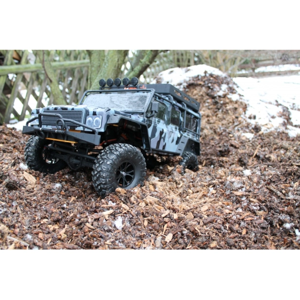 RC auto DF-4J XXL Crawler, kamufláž