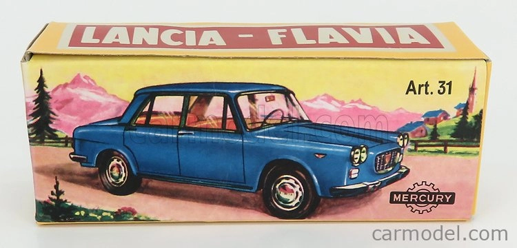 Edicola Lancia Flavia 1962 1:48 Světle Modrá