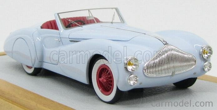 Chromes Talbot Lago T150 Spider Roadster Saoutchik 1939 1:43 Velmi Světle Modrá