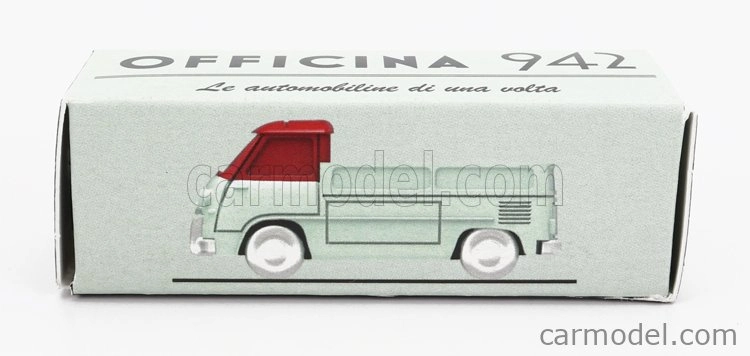 Officina-942 Fiat 600m Camioncino Coriasco 1956 1:76 Svetlozelená červená