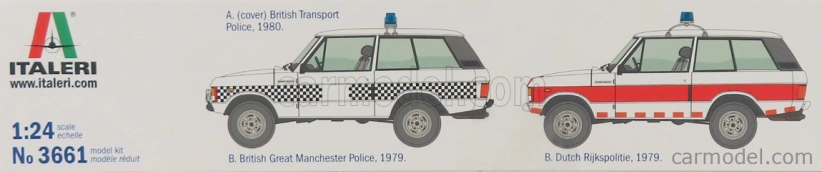 Italeri Land rover Range Rover Police 1980 1:24