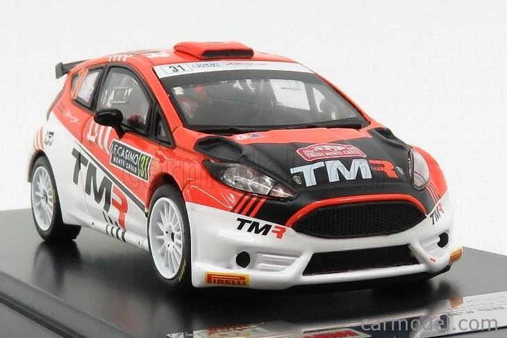 Minipartes Ford england Fiesta R5 N 31 Rally Montecarlo 2019 T.katsuta - D.barrit 1:43 Oranžová Bílá