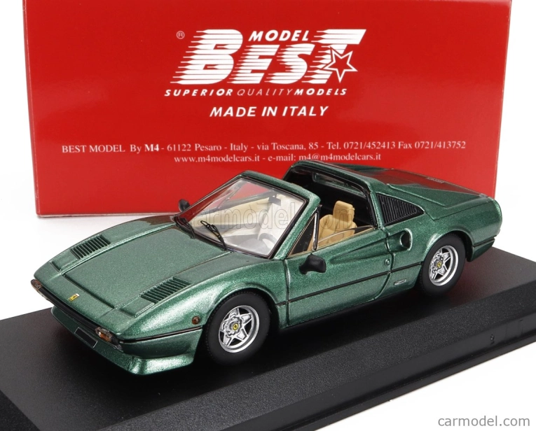 Najlepší model Ferrari 308 Gts 1980 1:43 Green Met