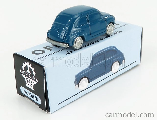 Officina-942 Fiat 600 1955 1:76 Modrá