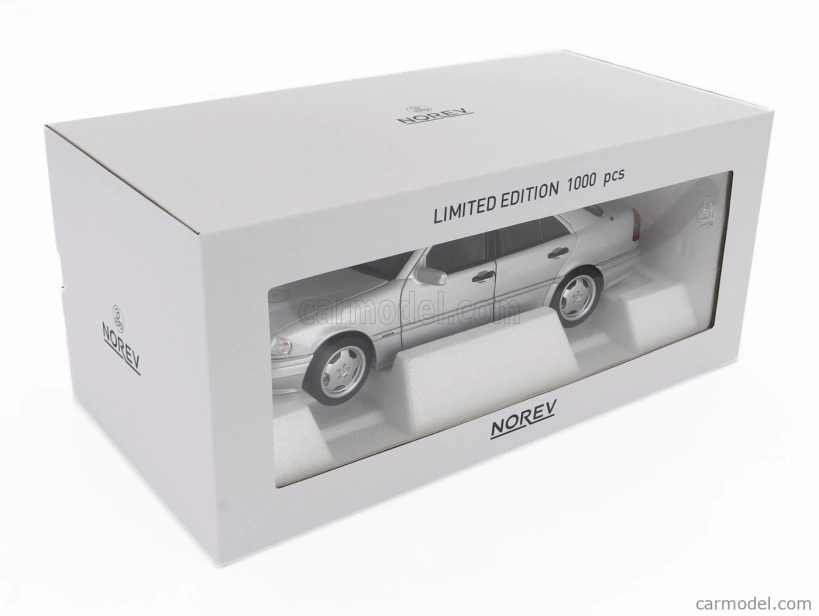 Norev Mercedes benz C-class C36 Amg (w202) 1993 1:18 Strieborný