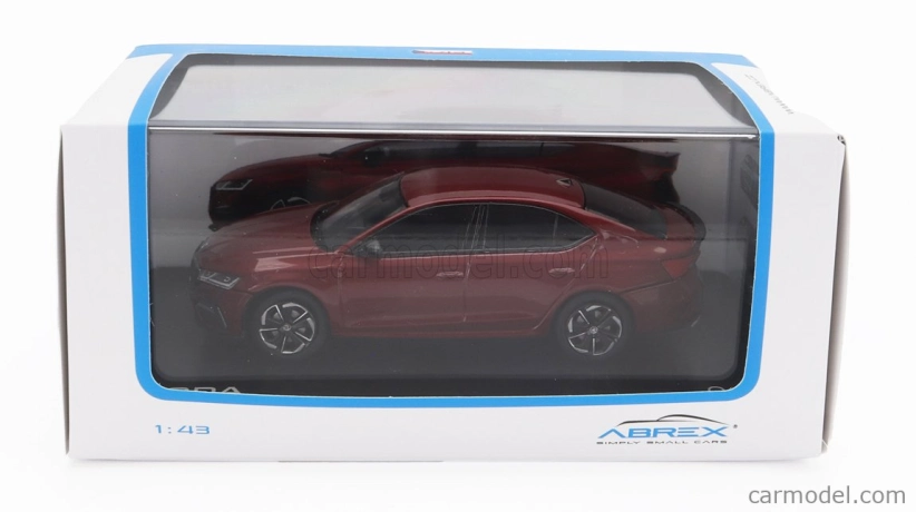 Abrex Škoda Octavia Iv Rs 2020 1:43 červená met.