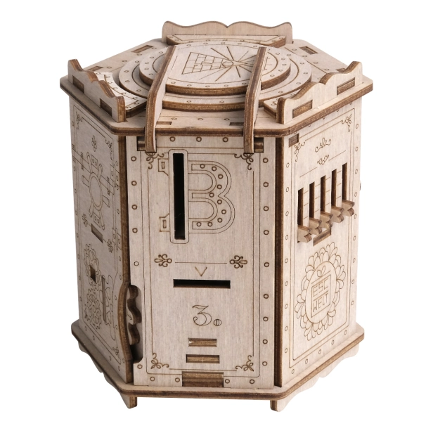 EscapeWelt Fort Knox Pro 3D drevené mechanické puzzle