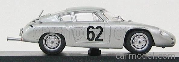 Najlepší model Porsche 1600gs Abarth N 62 Targa Florio 1963 Koch - Von Schroter 1:43 Silver