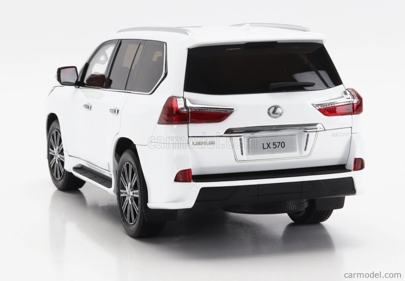 Lcd-model Lexus Lx570 2022 1:18 Bílá