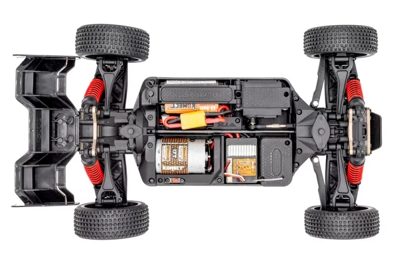 SBX Buggy 1/12 XL - 2,4 GHz RTR (4WD), červená