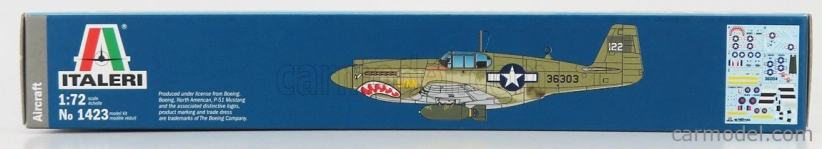 Italeri North American P-51a Mustang Vojenské lietadlo 1941 1:72