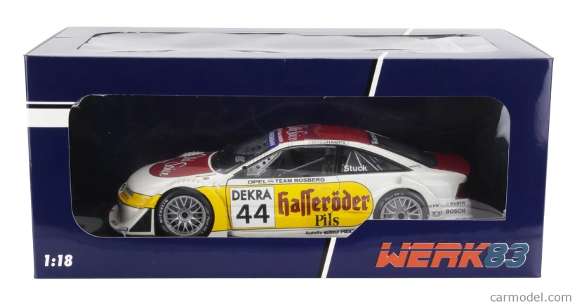 Werk83 Opel Calibra V6 4x4 Team Rosberg N 44 Itc Season 1996 Hans Joachim Stuck 1:18 Bílá Žlutá Červená