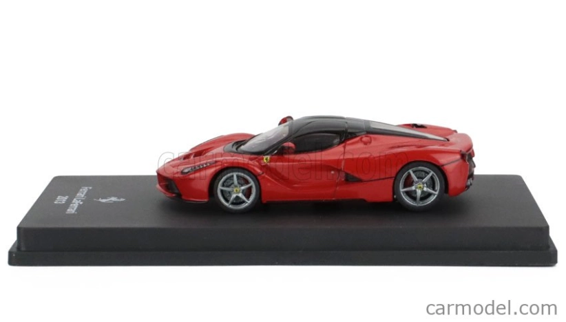 Edicola Ferrari Laferrari 2013 - Con Vetrina - With Showcase 1:64 Rosso Corsa 322 - Červená