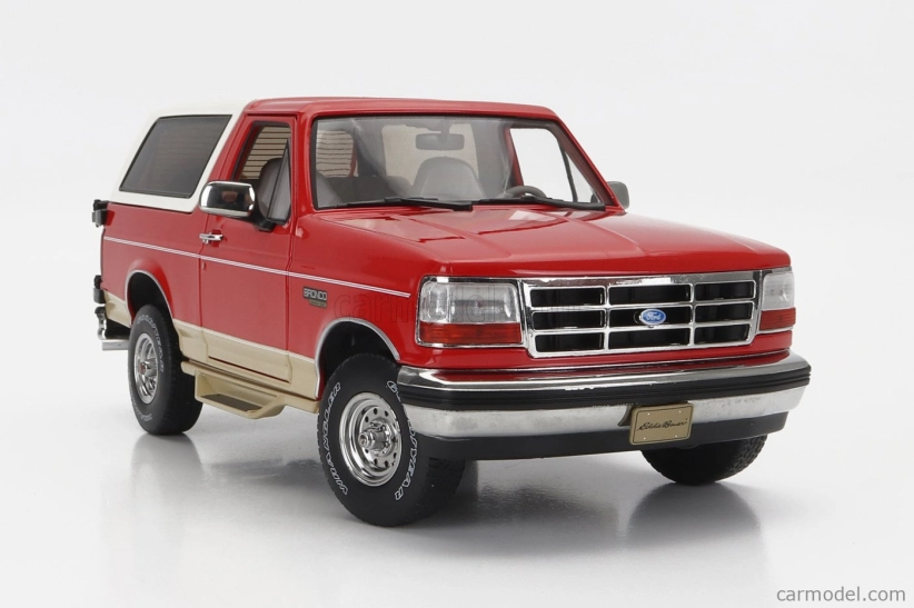 Greenlight Ford usa Bronco 1994 - Eddie Bauer Edition 1:18 Červená Zlatá Bílá