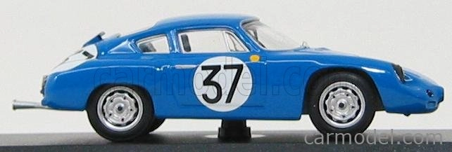 Best-model Porsche 1600gs Abarth N 37 24h Le Mans 1961 Buchet - Monneret 1:43 Blue