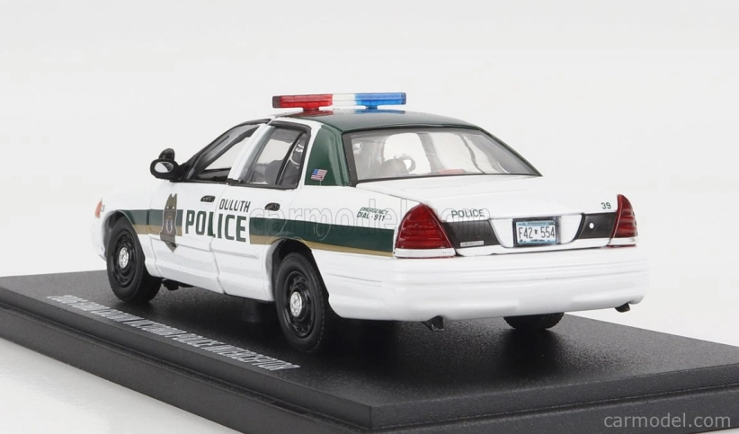 Greenlight Ford usa Crown Victoria Police Interceptor Atlanta Police 2009 - Baby Drive 1:43 Bílá