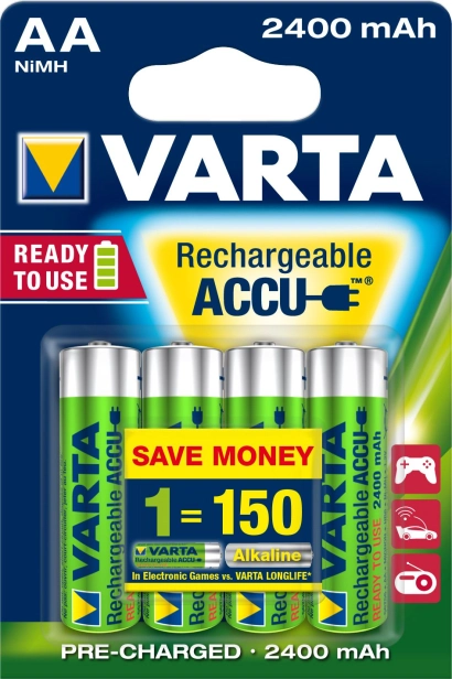 VARTA 56756 AA mignon accu 2400 mAh NiMH 4 ks
