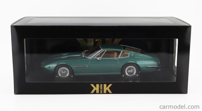 Maserati Ghibli Coupe 1969 v mierke 1:18 Green Met