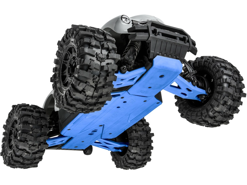 Predný a zadný protišmykový plech Pro-Line Bash Armor modrý: Arrma 3S