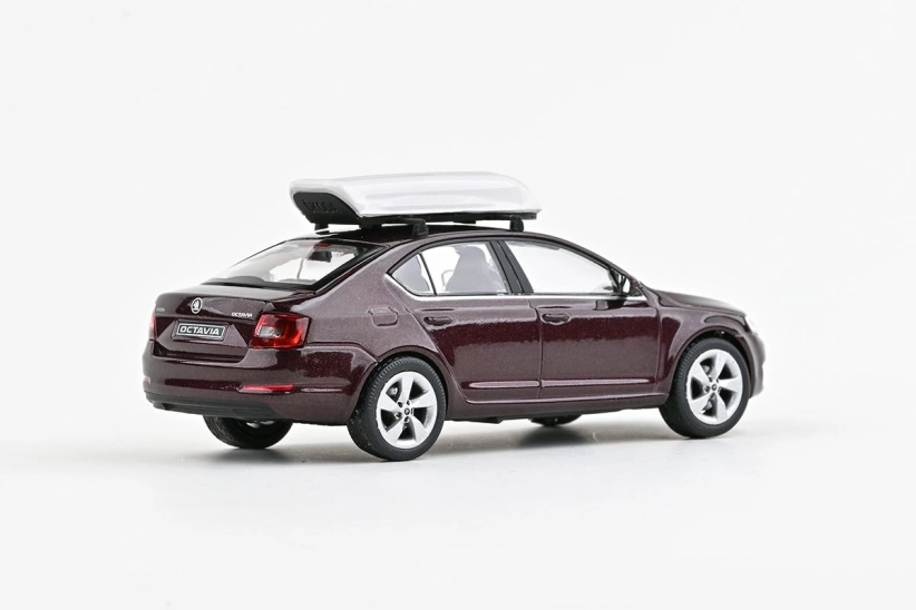 Abrex Škoda Octavia III (2012) 1:43 - Rosso Brunello Metallic