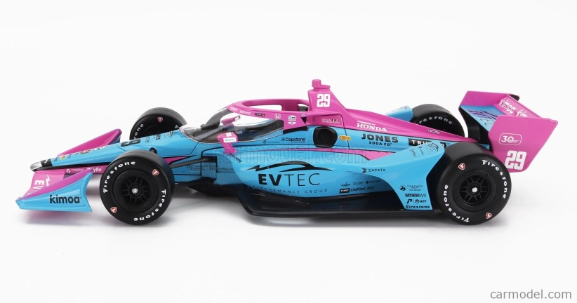 Greenlight Honda Team Andretti Autosport N 29 1:18, modrorůžová