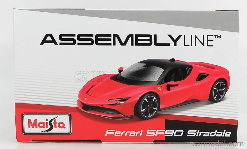 Maisto Ferrari Sf90 Hybrid Stradale 2019 1:24 červeno-čierna