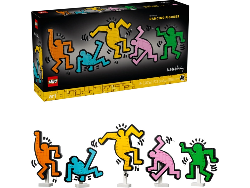 LEGO Art - Keith Haring - Tancujúce postavy