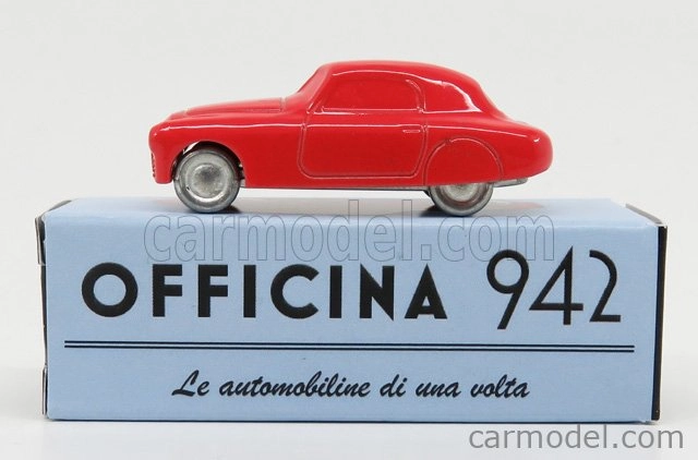 Officina-942 Fiat 1100s Mille Miglia 1:76 Červená