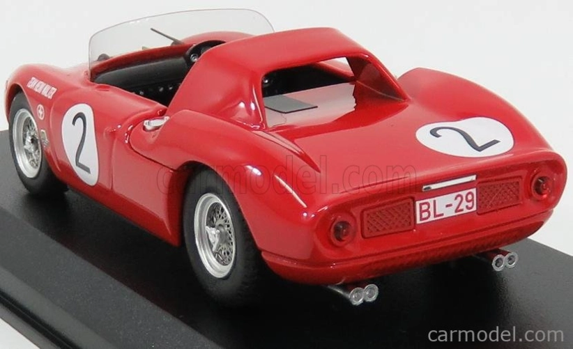 Najlepší model Ferrari 250lm Spider N 2 Trieda víťazov Pernis Von Tirol Innsbruck 1965 H.walter 1:43 Červená
