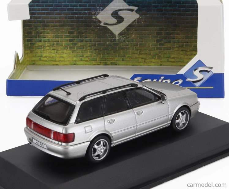 Solido Audi A4 Rs2 Avant Sw Station Wagon 1995 - Powered By Porsche 1:43 Polar Silver