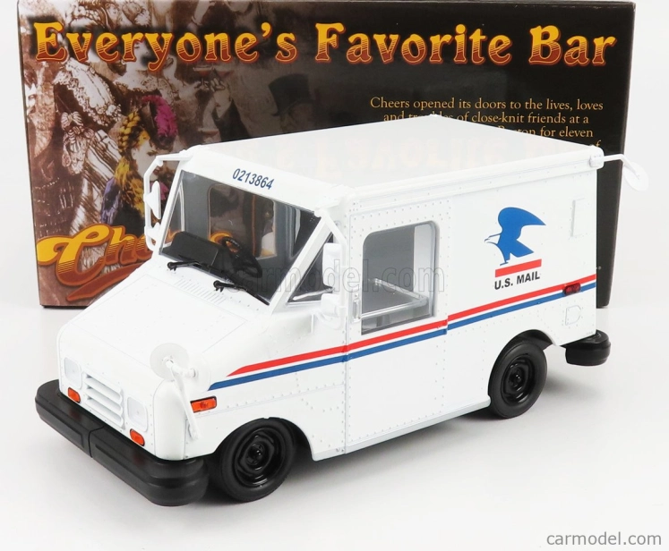 Greenlight Grumman Llv Truck Van U.s. Poštová pošta 2010 - Na zdravie 1:24 biela