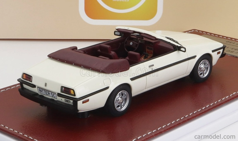 Great-iconic-models Bitter Sc Cabriolet Open 1985 1:43 Bílá