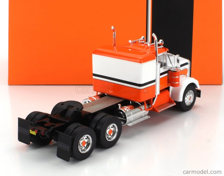 Ixo-models Kenworth W925 Tractor Truck 3-assi 1970 1:43 oranžová biela