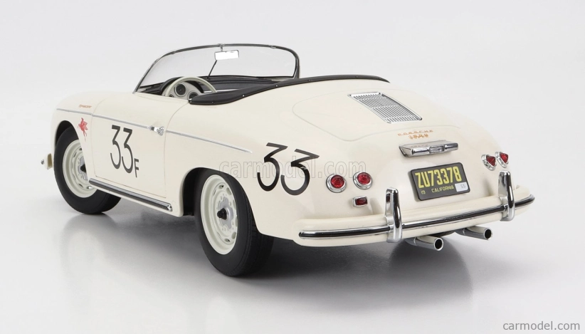Porsche 356a Speedster N 33 1955 v mierke 1:12 biela