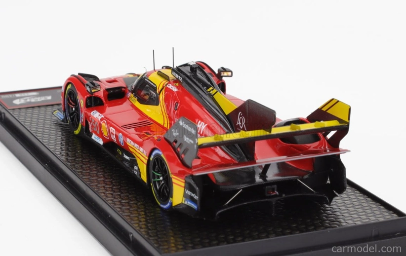 Bbr-models Ferrari 499p 3.0l Turbo V6 Team Ferrari Af Corse N 50 Winner 24h Le Mans 2024 Antonio Fuoco - Miguel Molina - Nicklas Nielsen 1:43 Červená Žltá Čierna