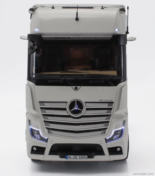 Nzg Mercedes benz Actros L 1863 Gigaspace 4x2 Tractor Truck 2-assi 2023 1:18 Bílá